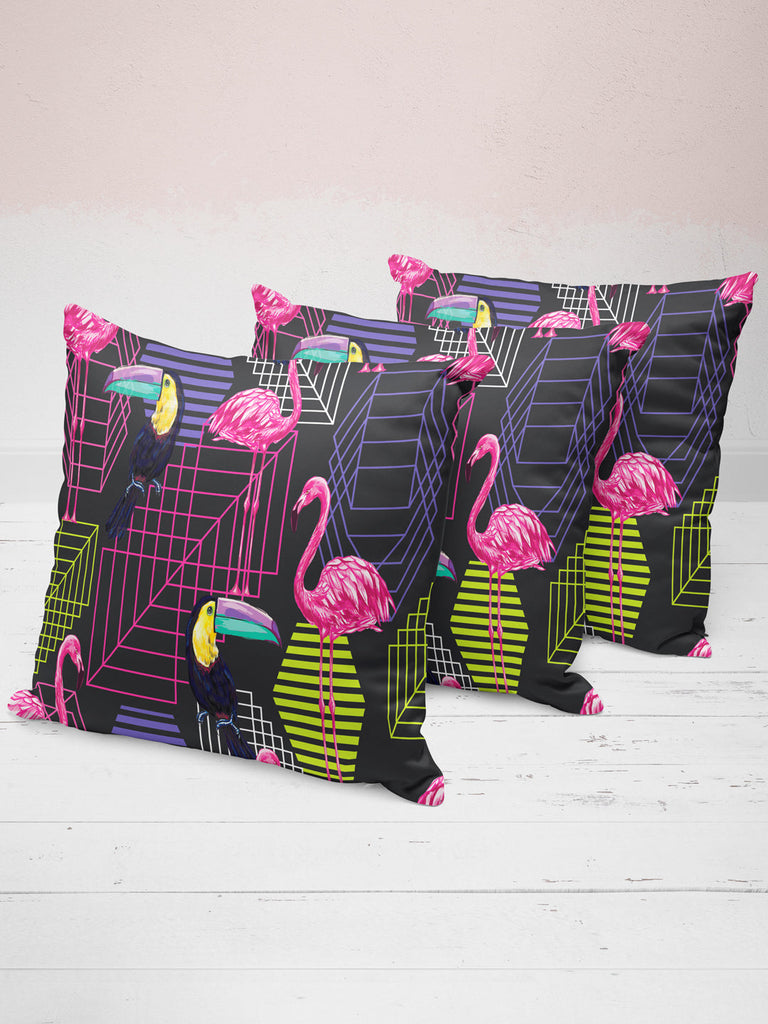 Designer Digital Printed Silky Smooth Cushion Covers <small> (printed-multi)</small>