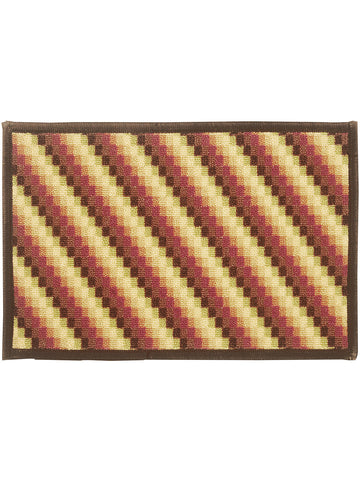 Highly Durable Anti Slip Door Mat <small> (boxes-brown/multi)</small>