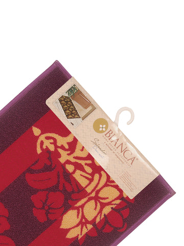 Highly Durable Anti Slip Door Mat <small> (veronica-dk.maroon/red)</small>